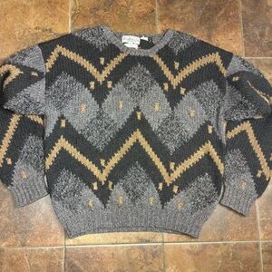 Wool Patterned Sweater